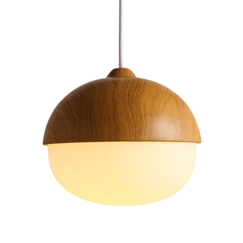 Lámpara colgante nórdica de madera