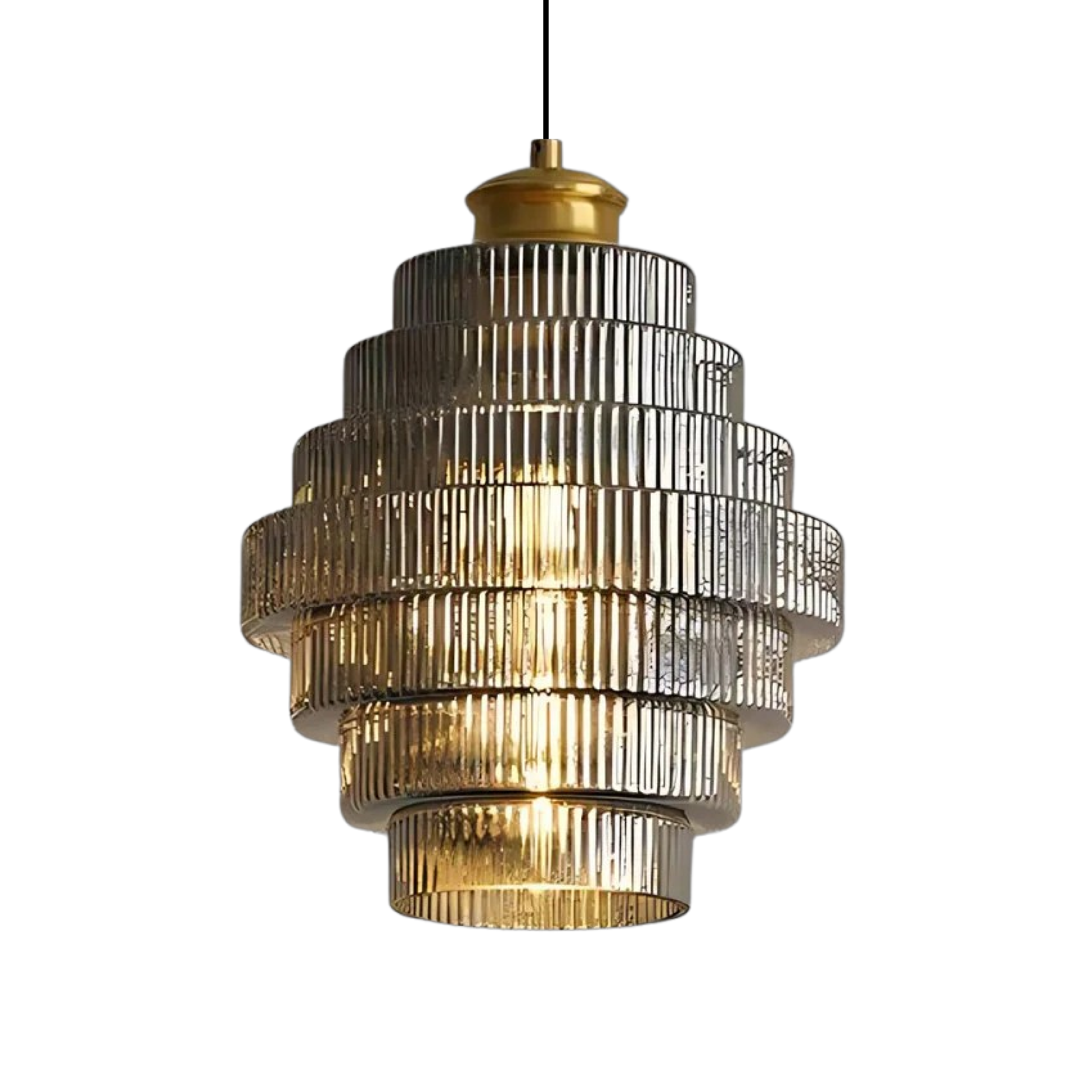 Lámpara colgante de cristal L'otre