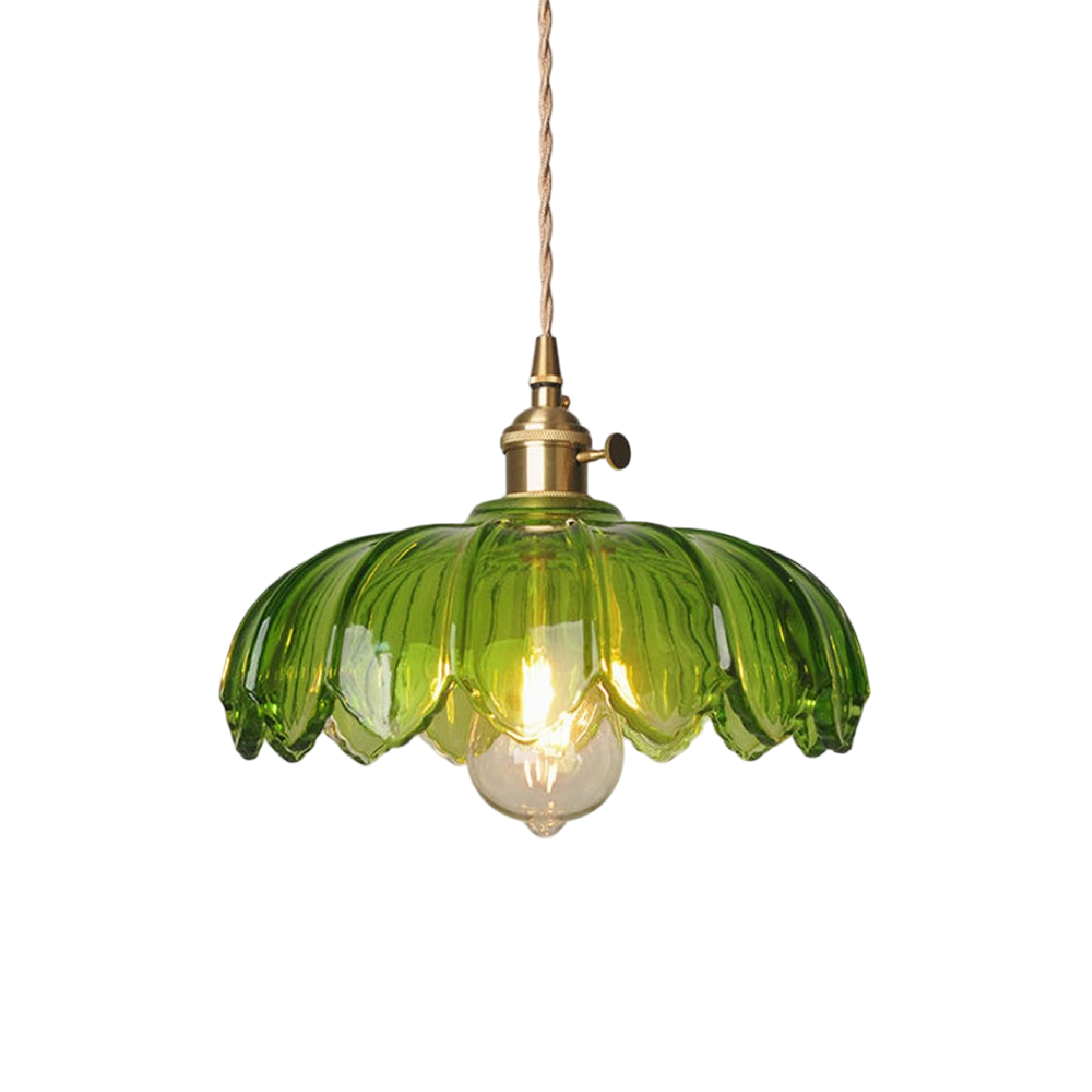 Lámpara colgante Flor de cristal