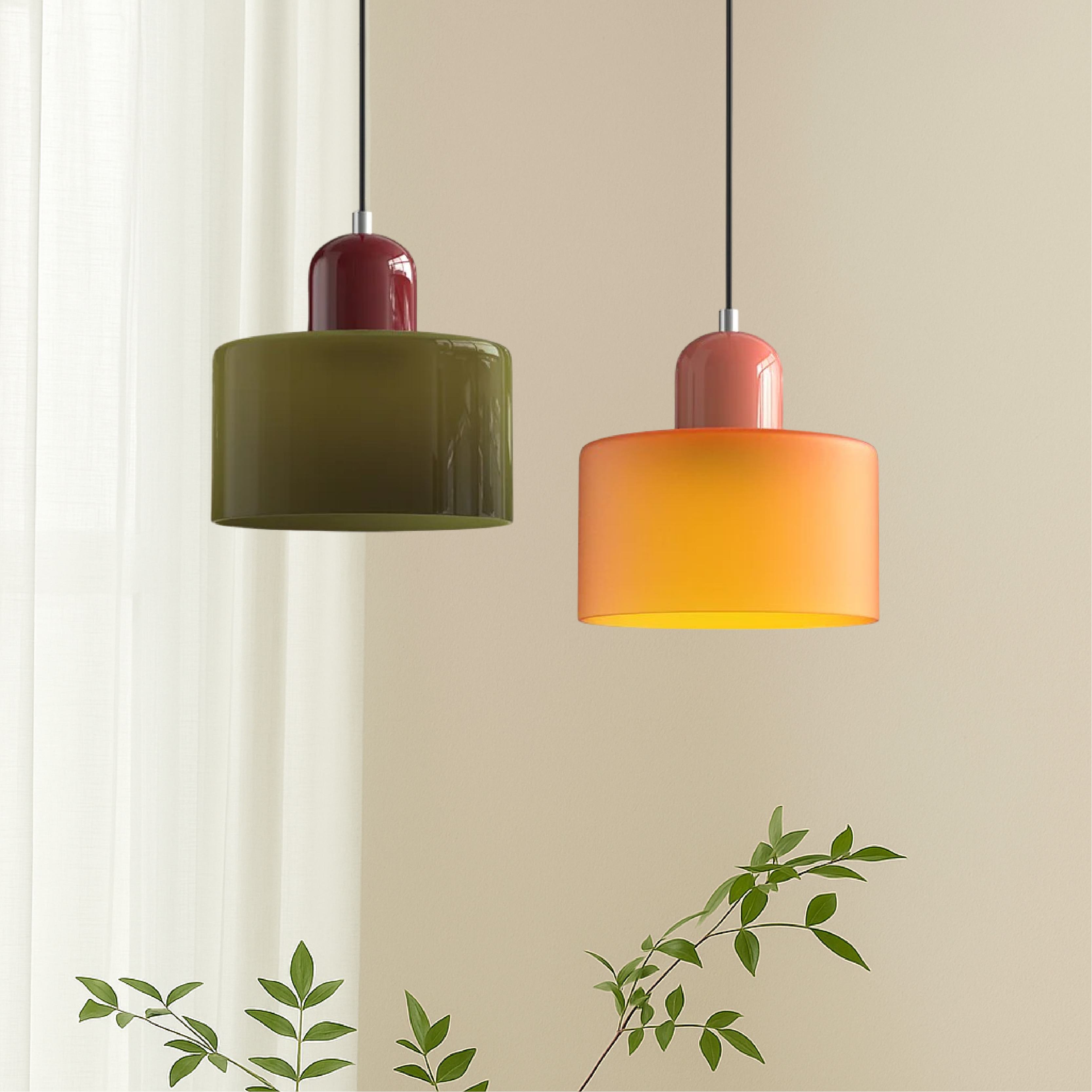 Lámpara colgante creativa Bauhaus
