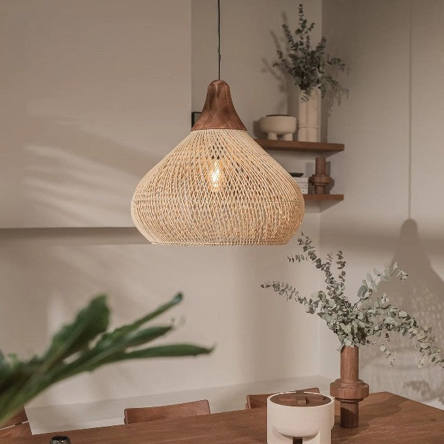 Lámpara colgante de diseño japonés