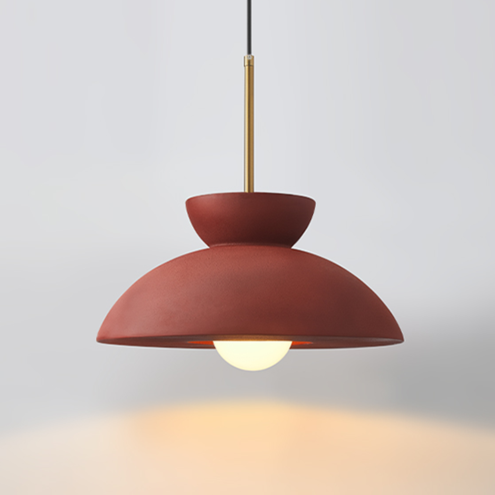 Lámpara colgante estilo Wabi Sabi