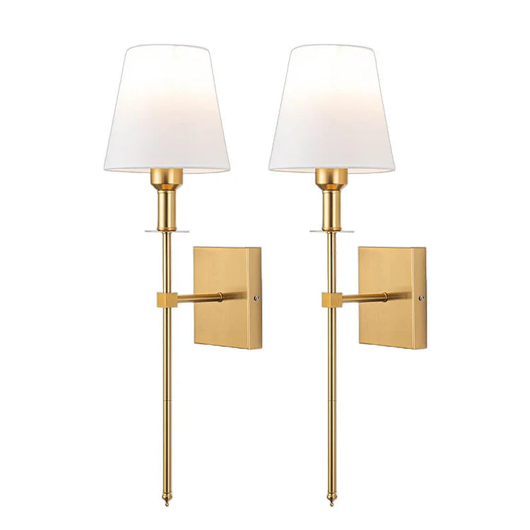 (2-Pack) Lámpara de pared inalámbrica recargable