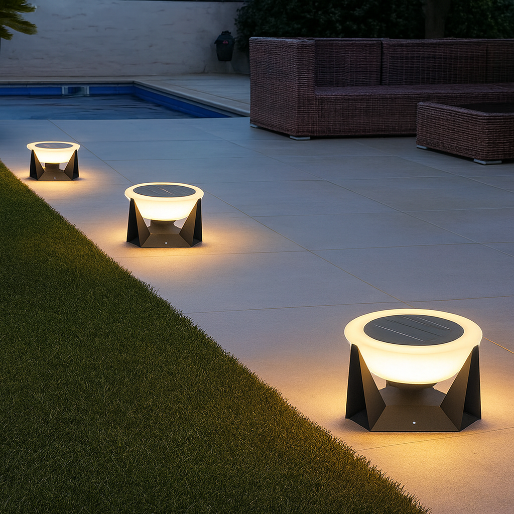 Luz solar para terrazas de aterrizaje