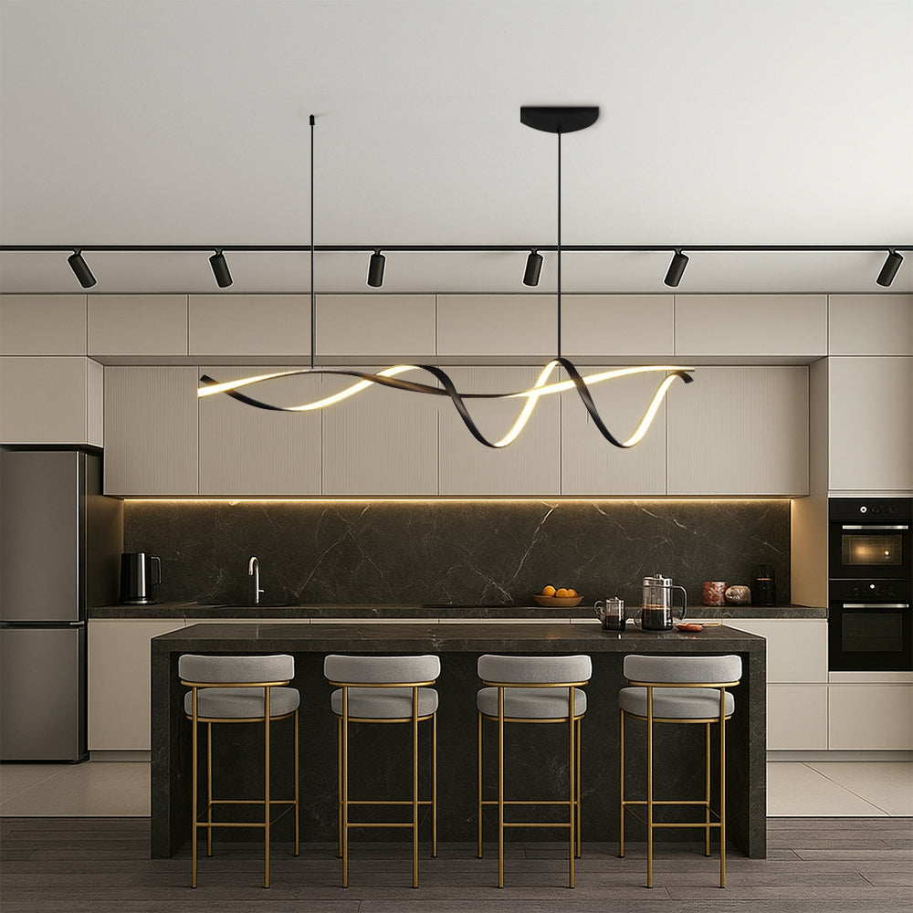 Lámpara colgante de mesa de cocina de estilo nórdico