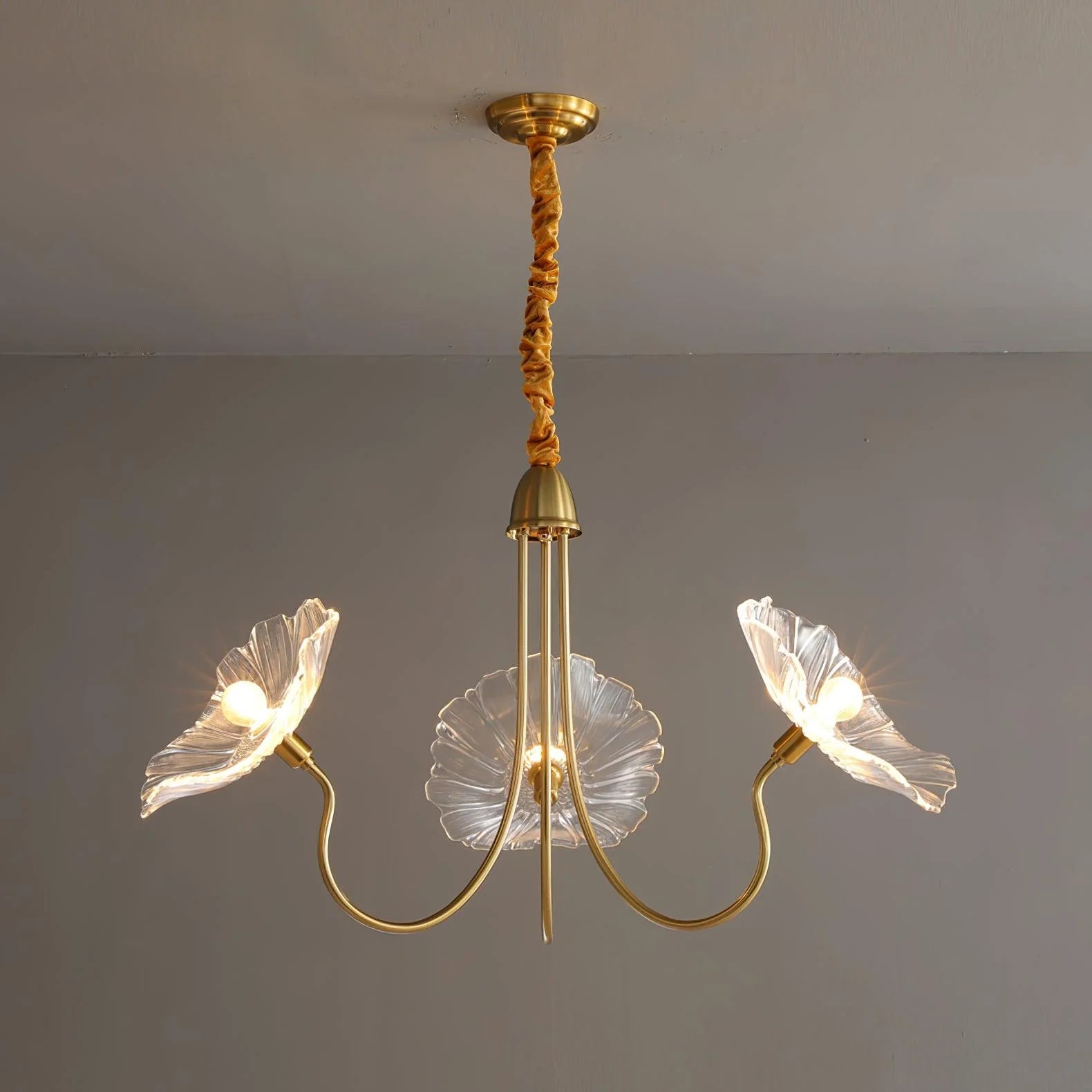 Lámpara de cristal Lotus