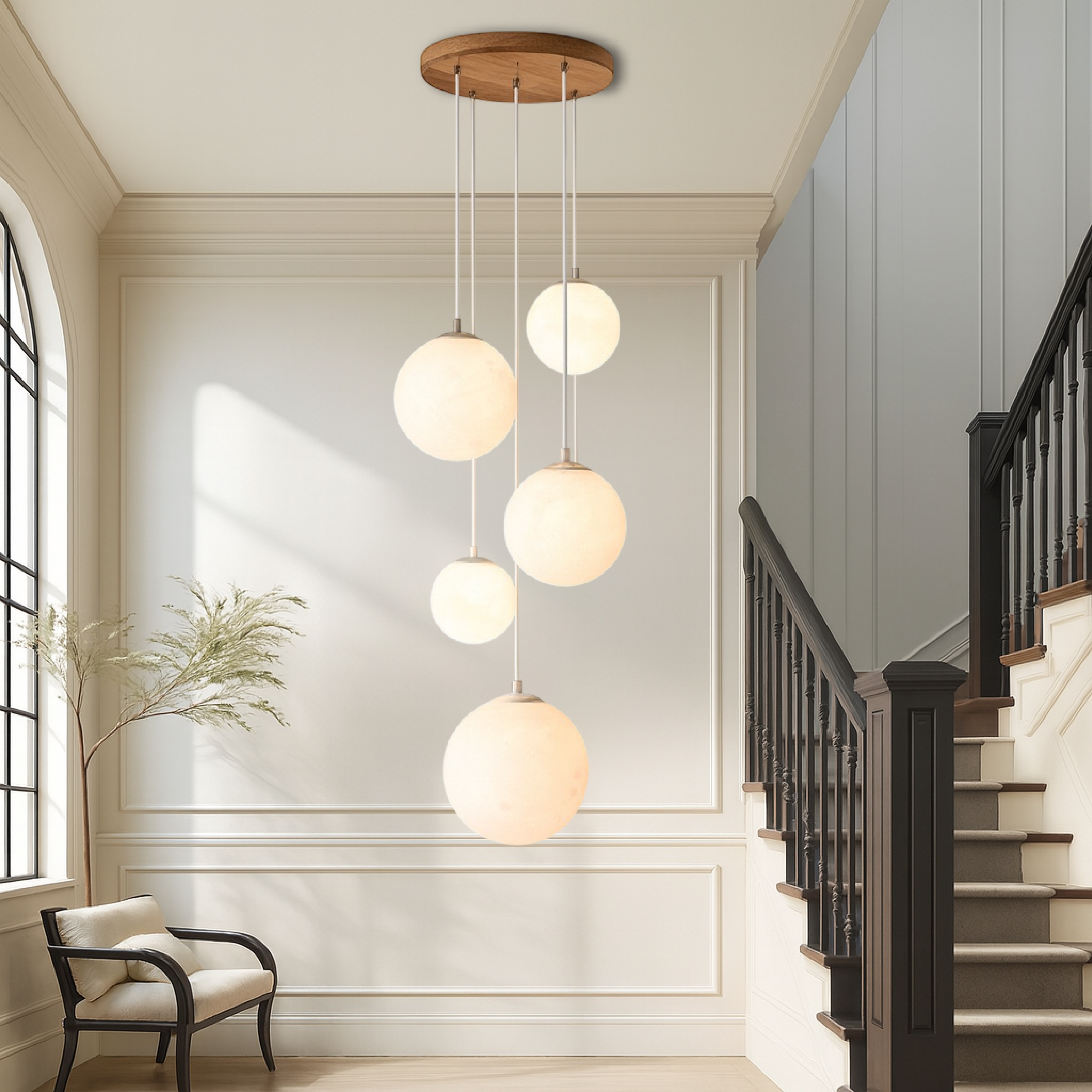 Lámpara de escalera nórdica Moonlamp