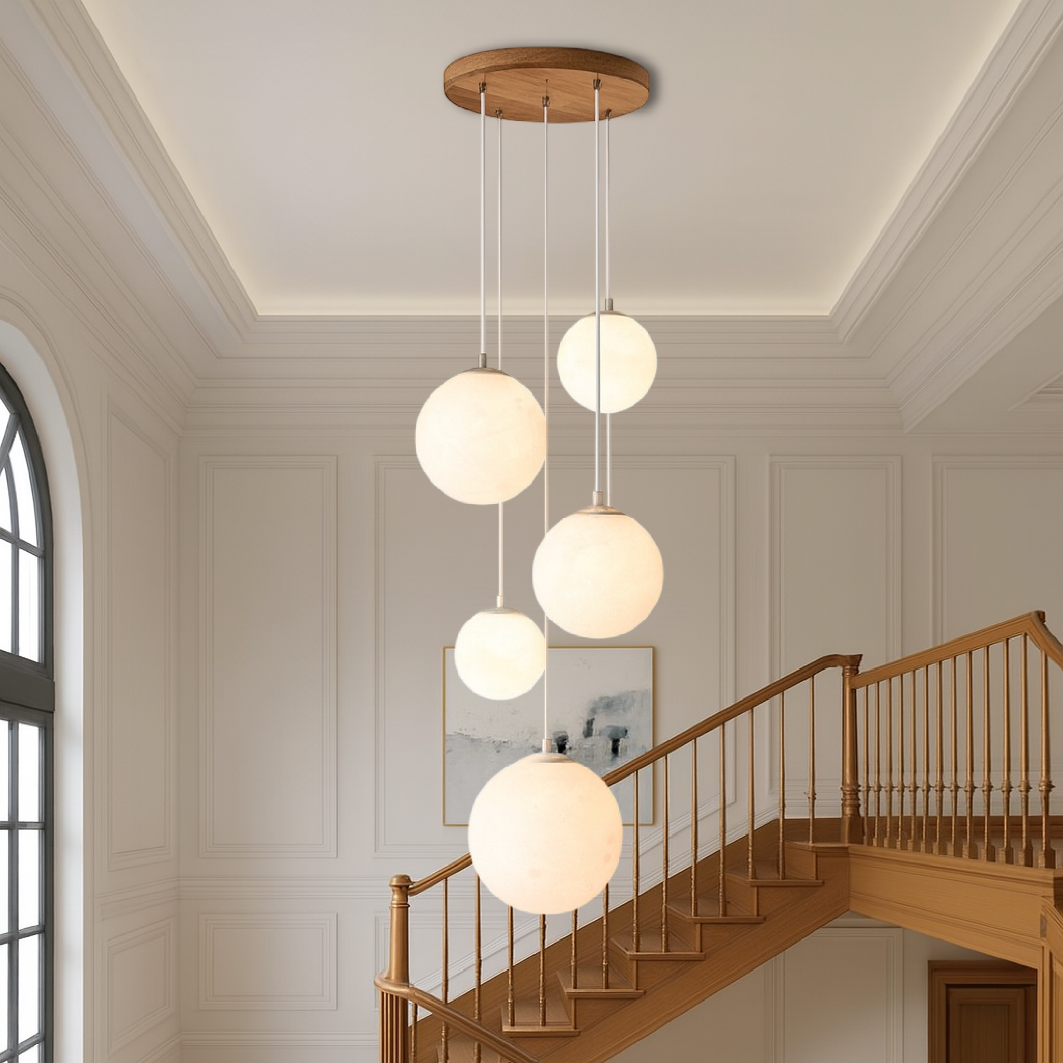 Lámpara de escalera nórdica Moonlamp
