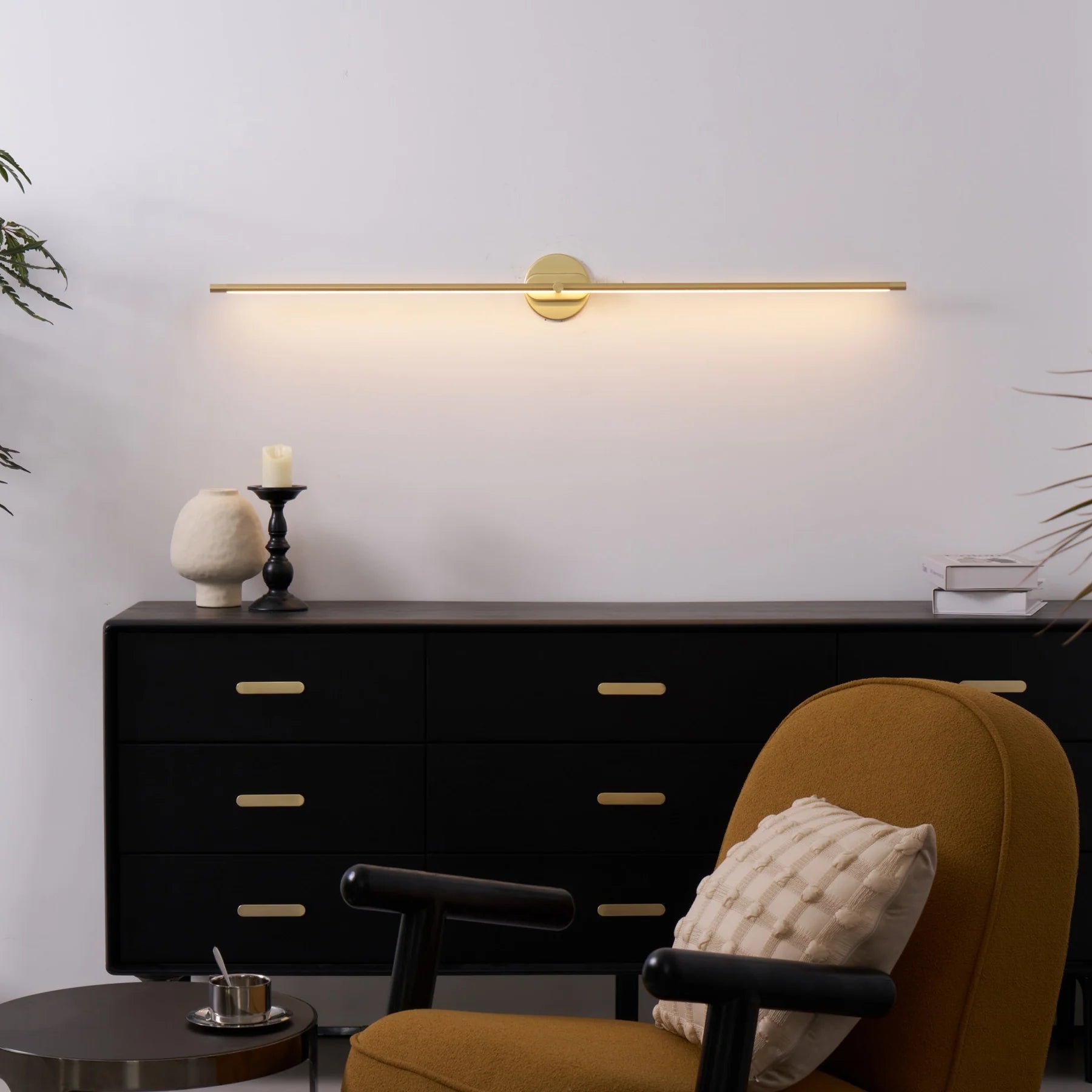 Aplique de Pared para Barra de Baño Sobre Espejo