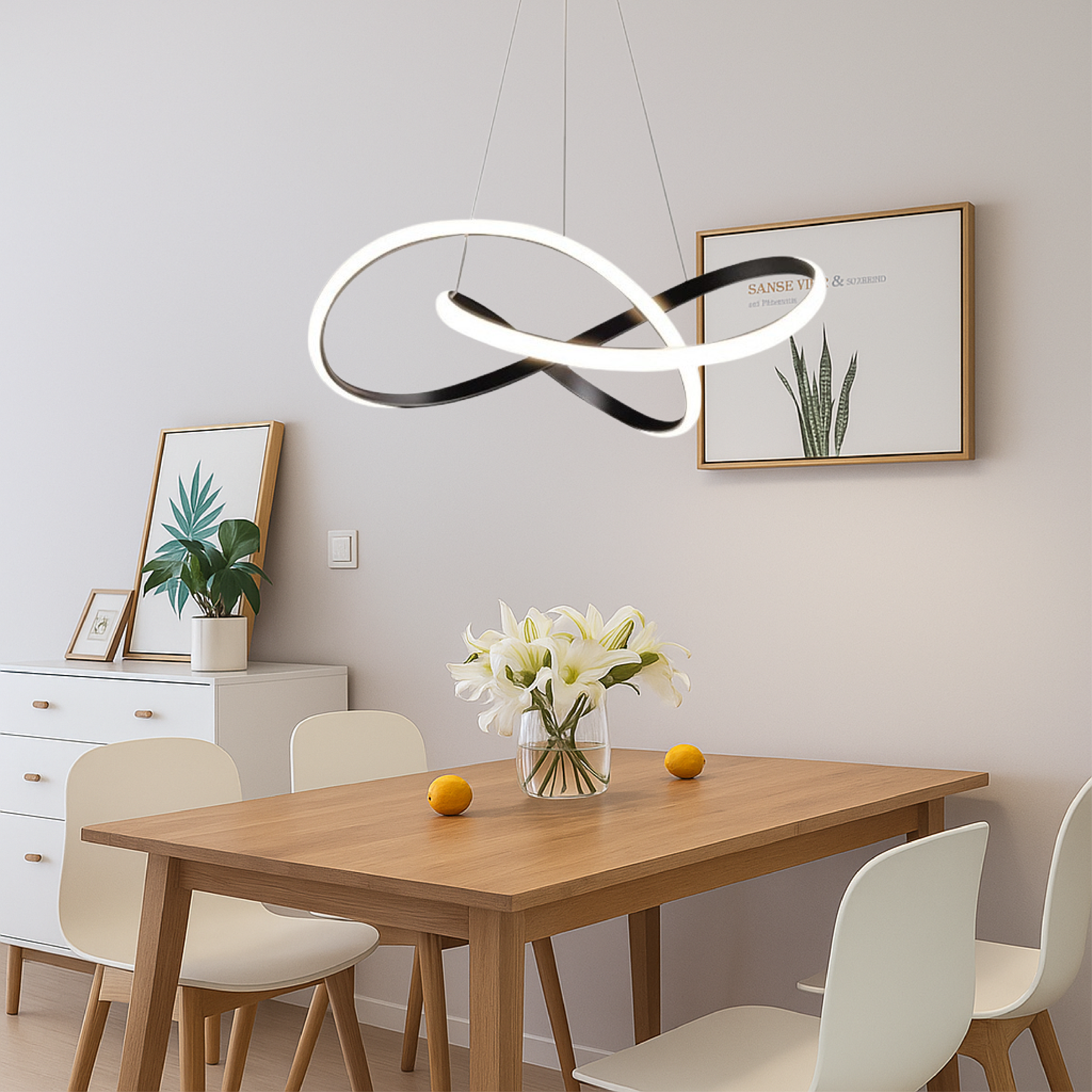 Lámpara colgante moderna para comedor
