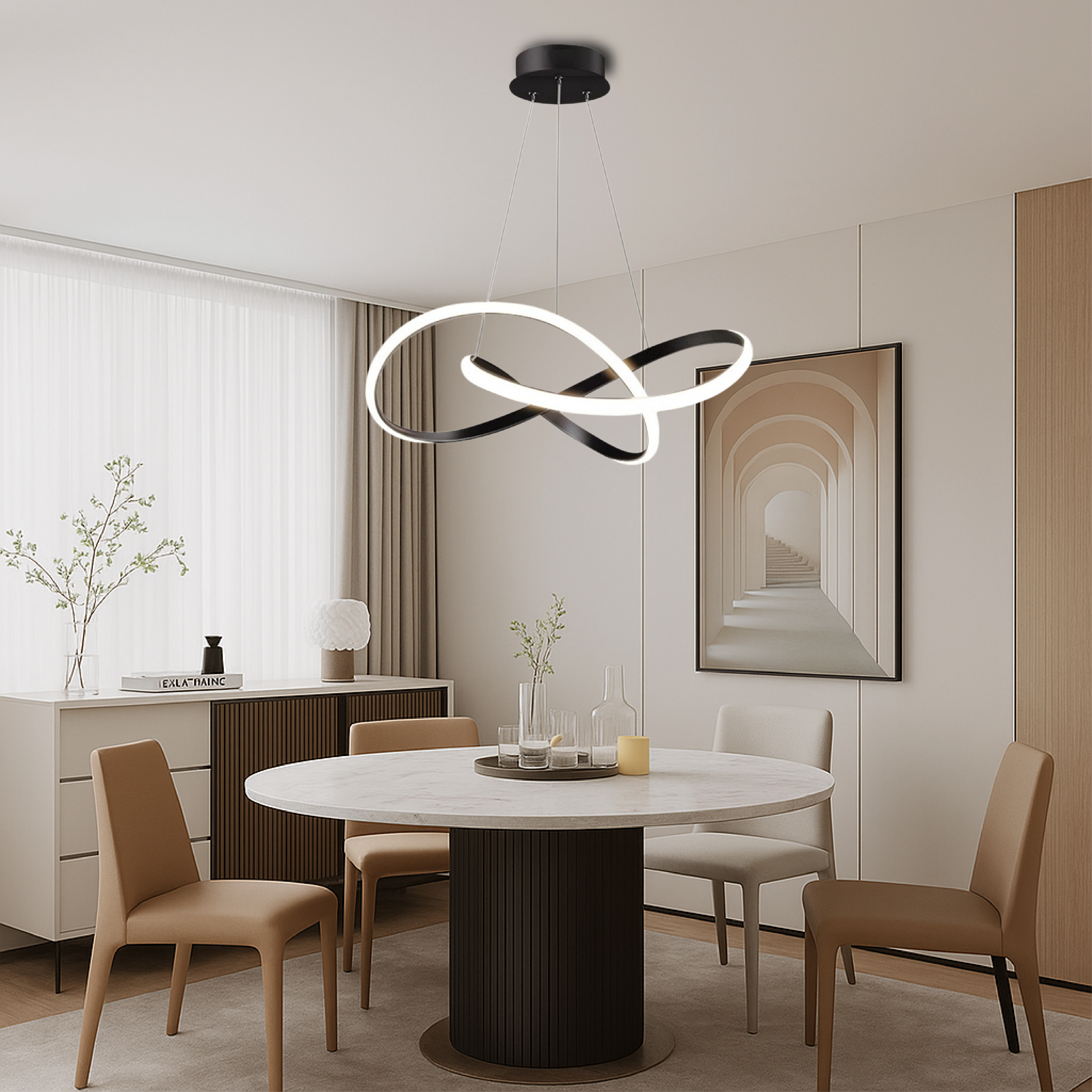 Lámpara colgante moderna para comedor