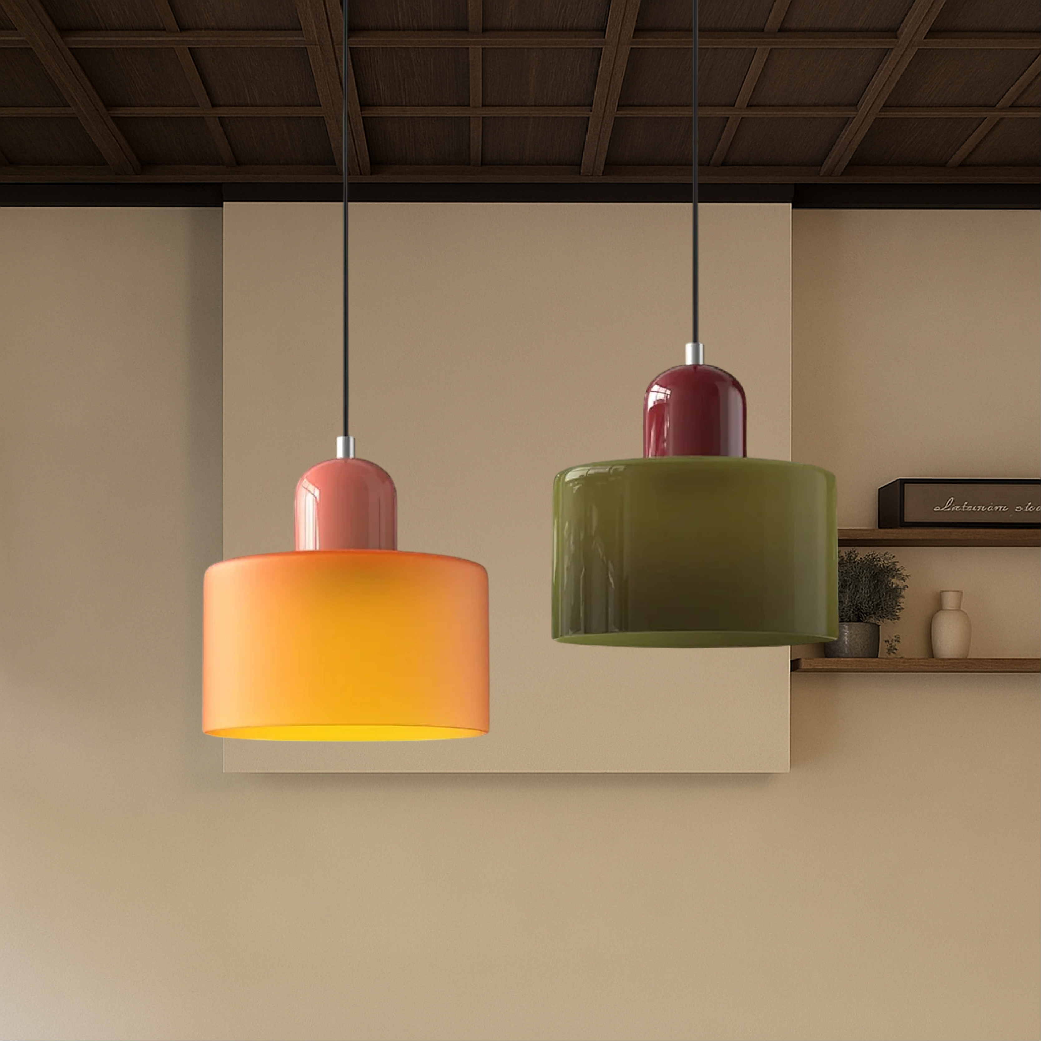 Lámpara colgante creativa Bauhaus