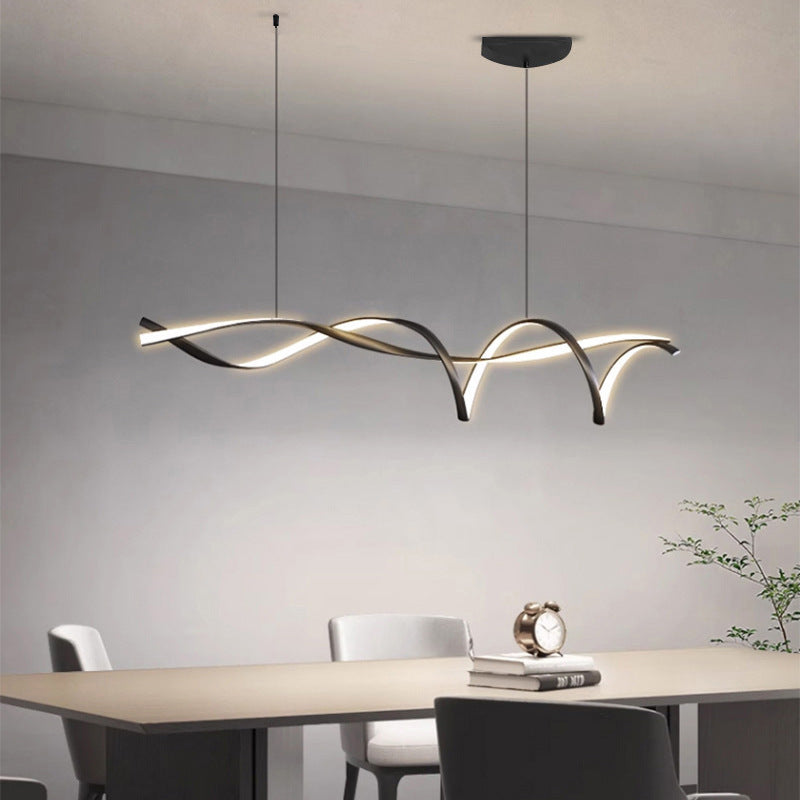 Lámpara colgante de mesa de cocina de estilo nórdico