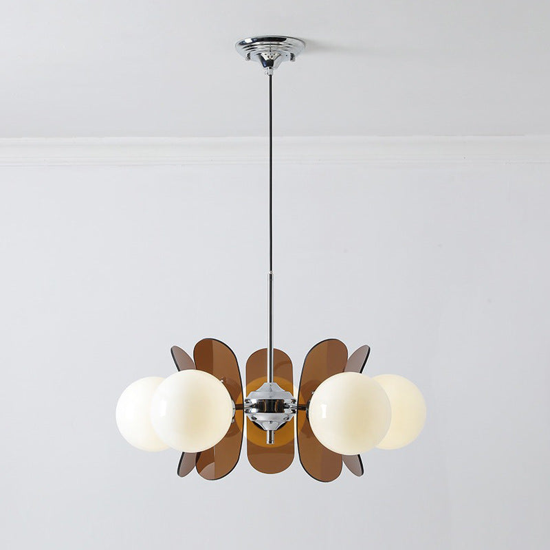 Araña Bauhaus de 5 luces