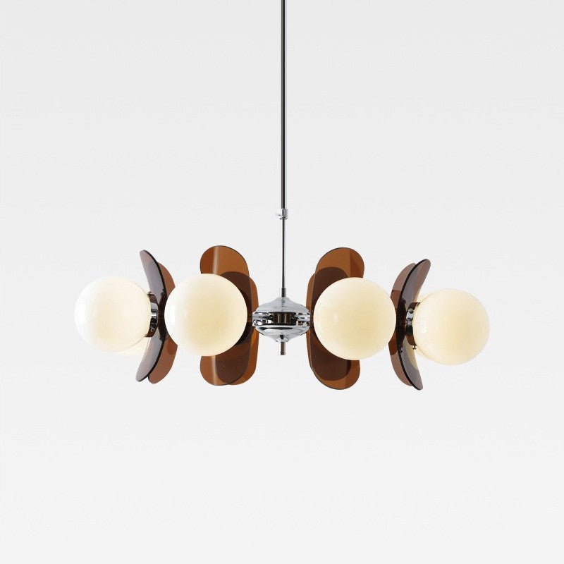 Araña Bauhaus de 5 luces