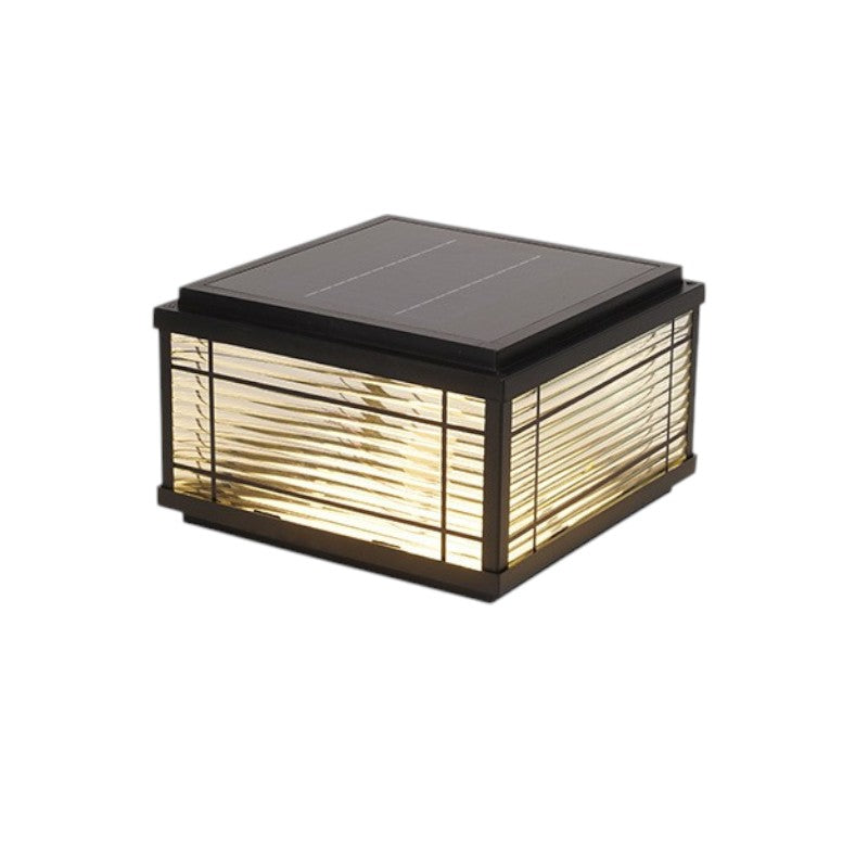 Lámpara solar de exterior para postes