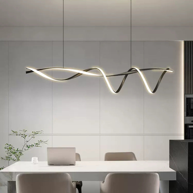 Lámpara colgante de mesa de cocina de estilo nórdico