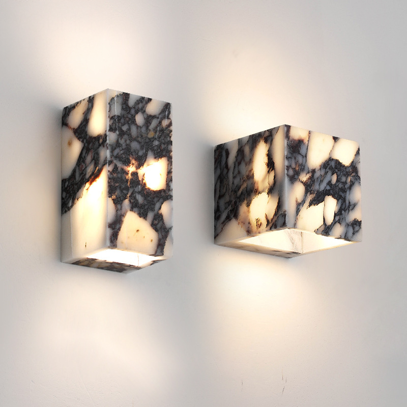 Aplique Cubo Mármol