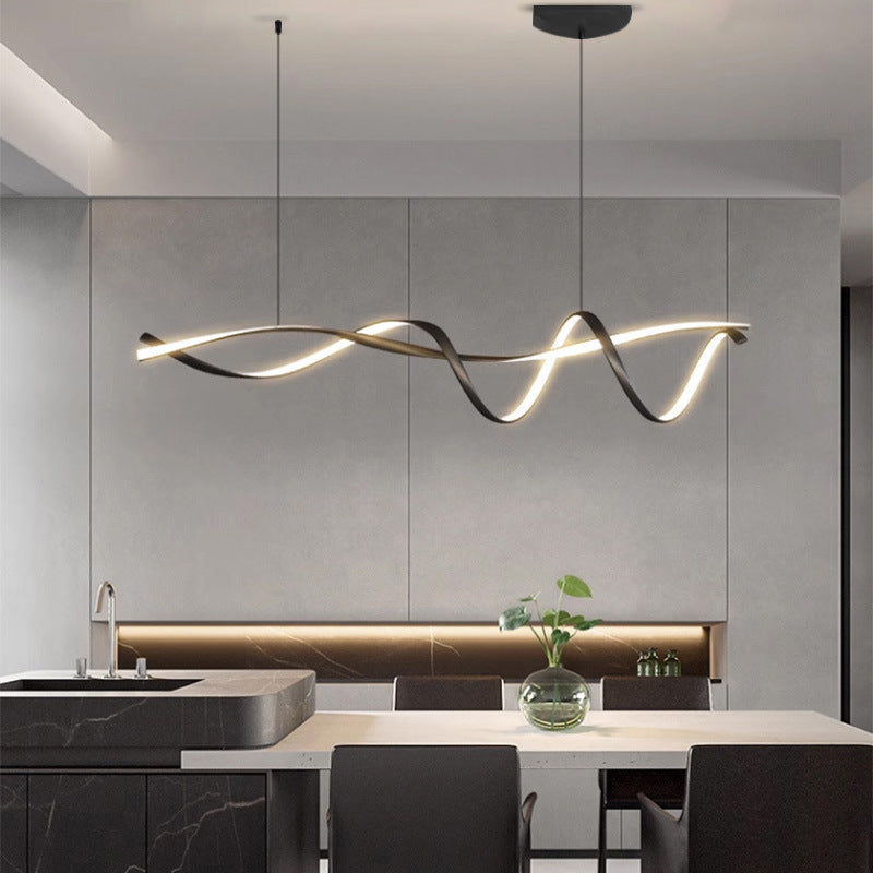 Lámpara colgante de mesa de cocina de estilo nórdico
