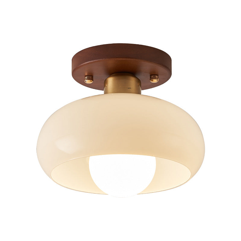 Plafón Crema Madera