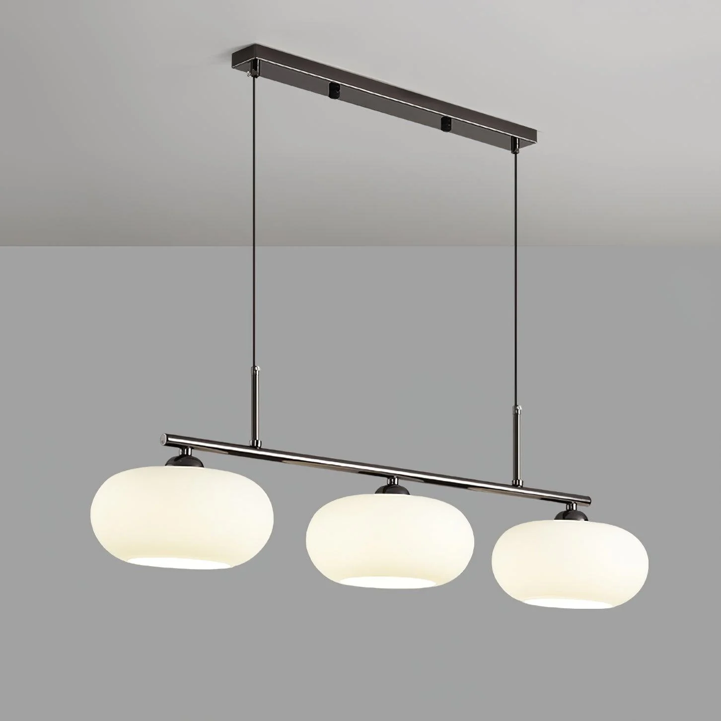 Lámpara colgante Bauhaus de 3 cabezales