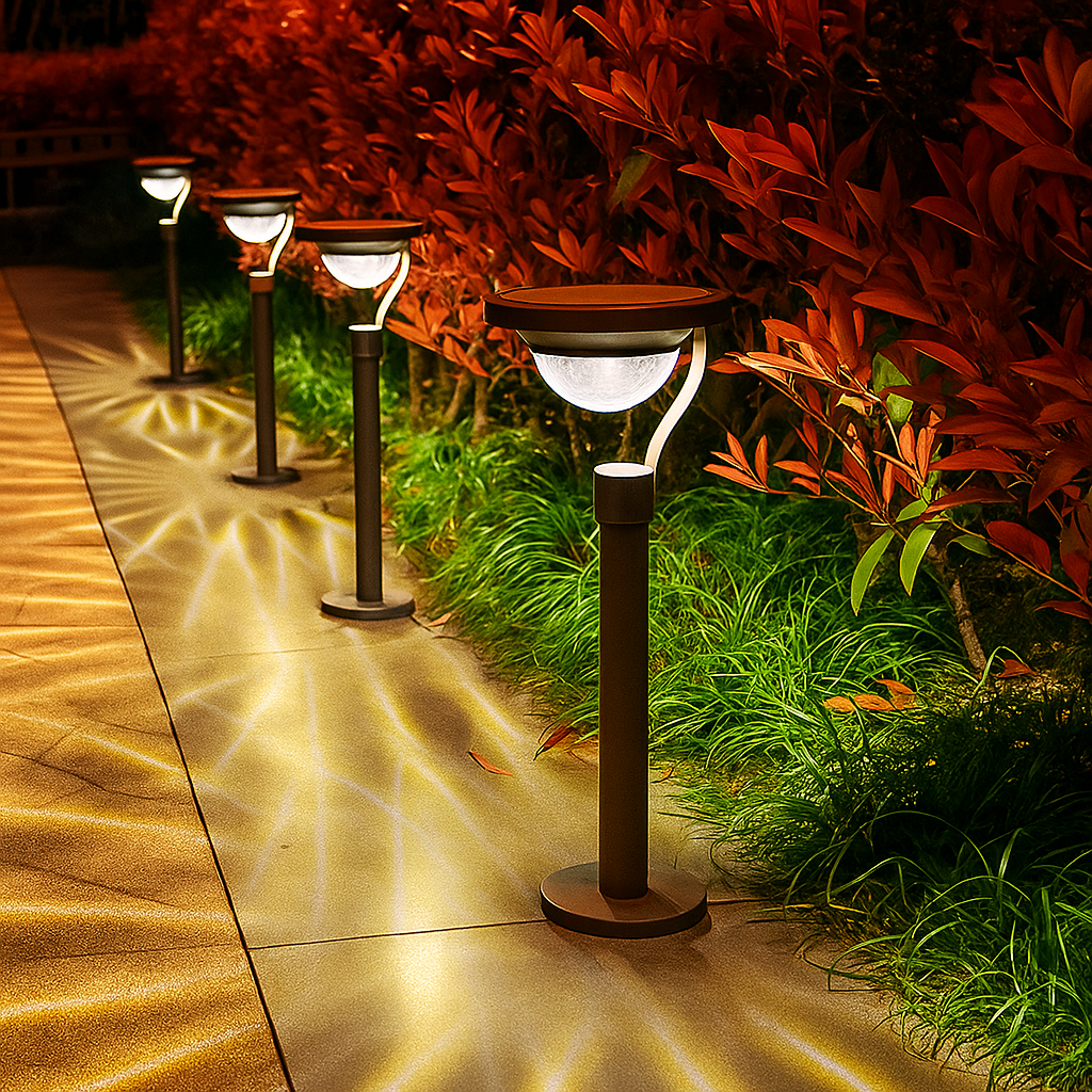 Luz solar para caminos