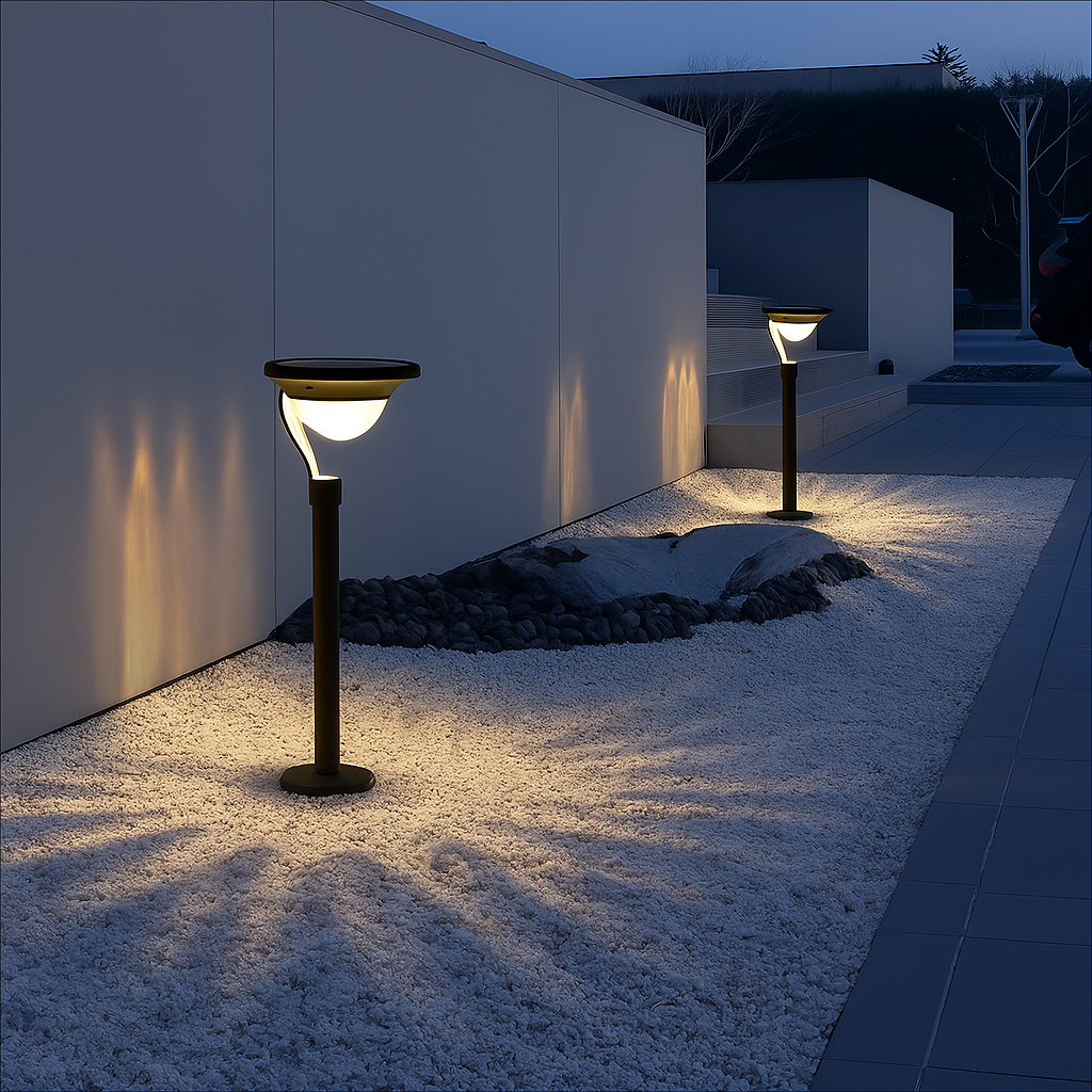 Luz solar para caminos