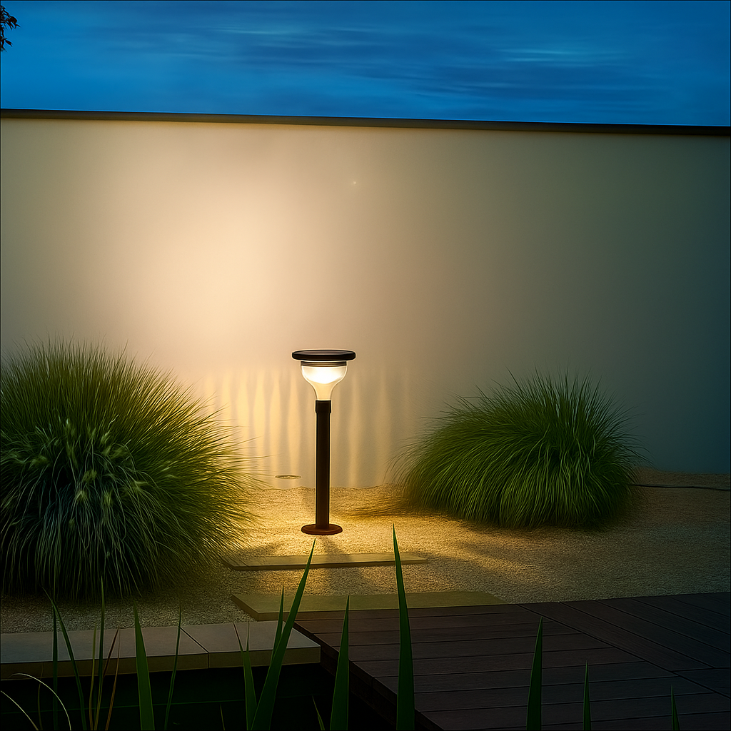 Luz solar para caminos