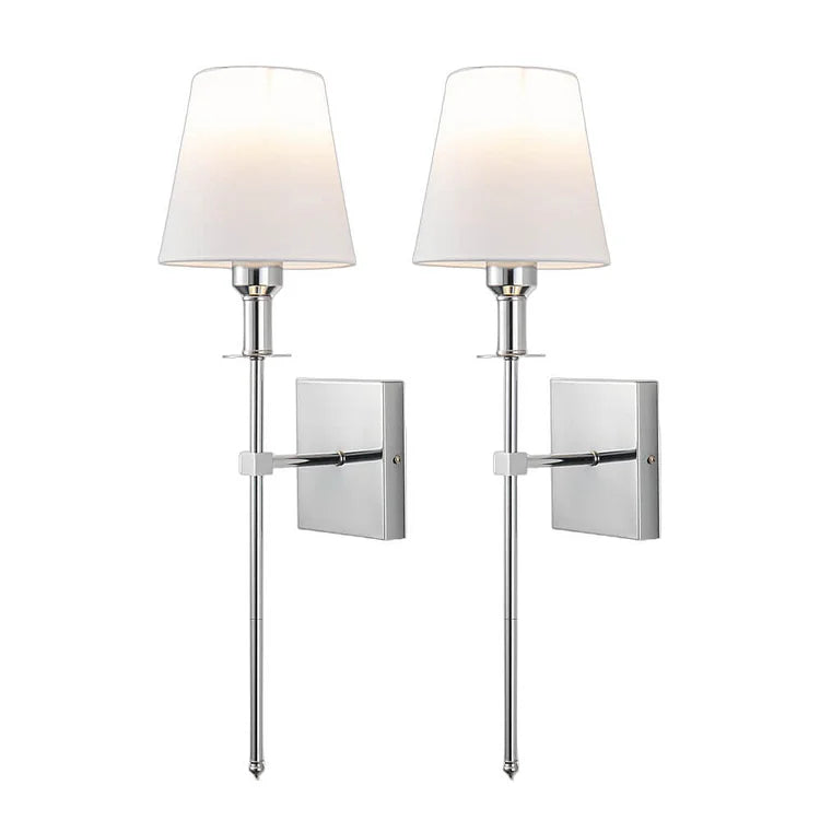 (2-Pack) Lámpara de pared inalámbrica recargable