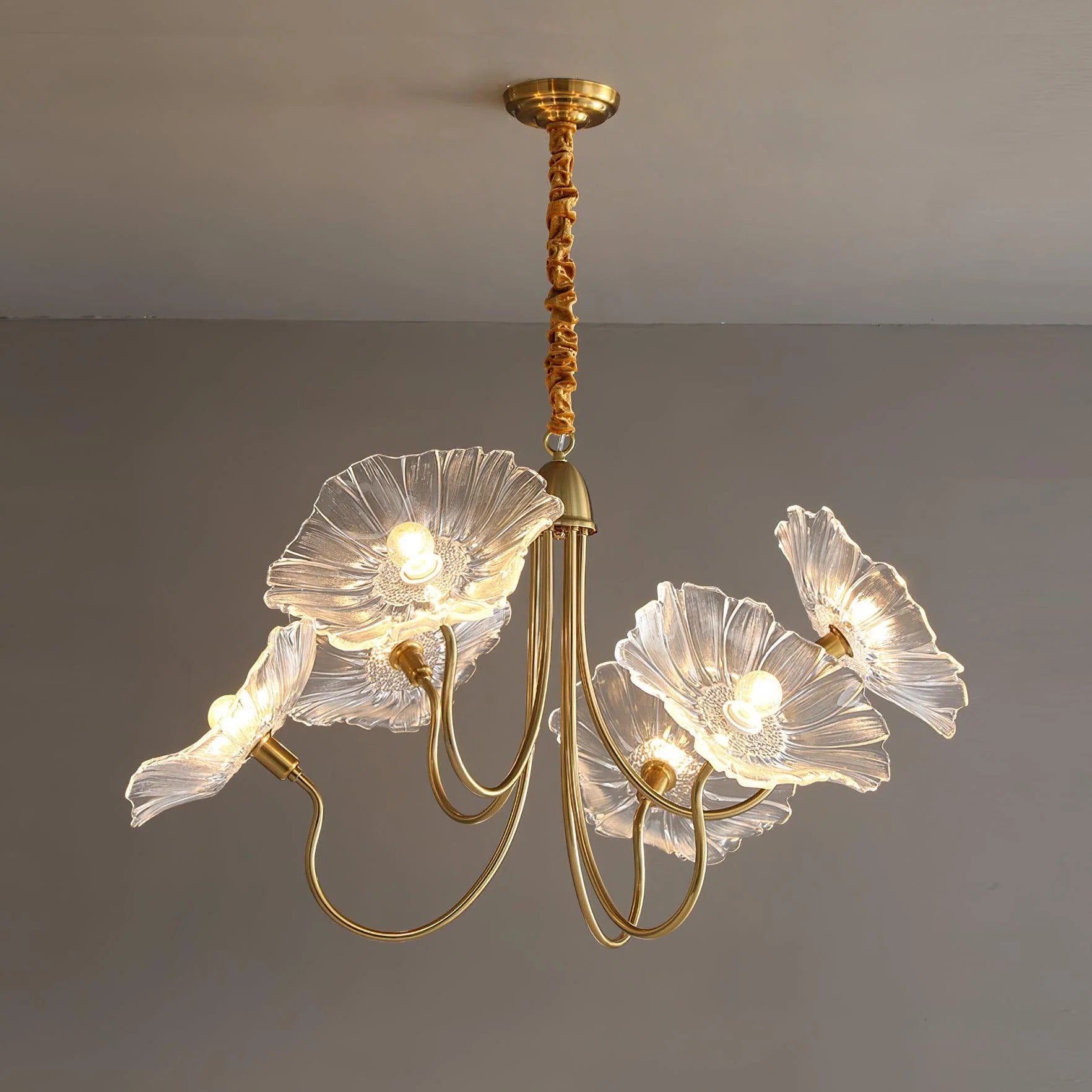Lámpara de cristal Lotus