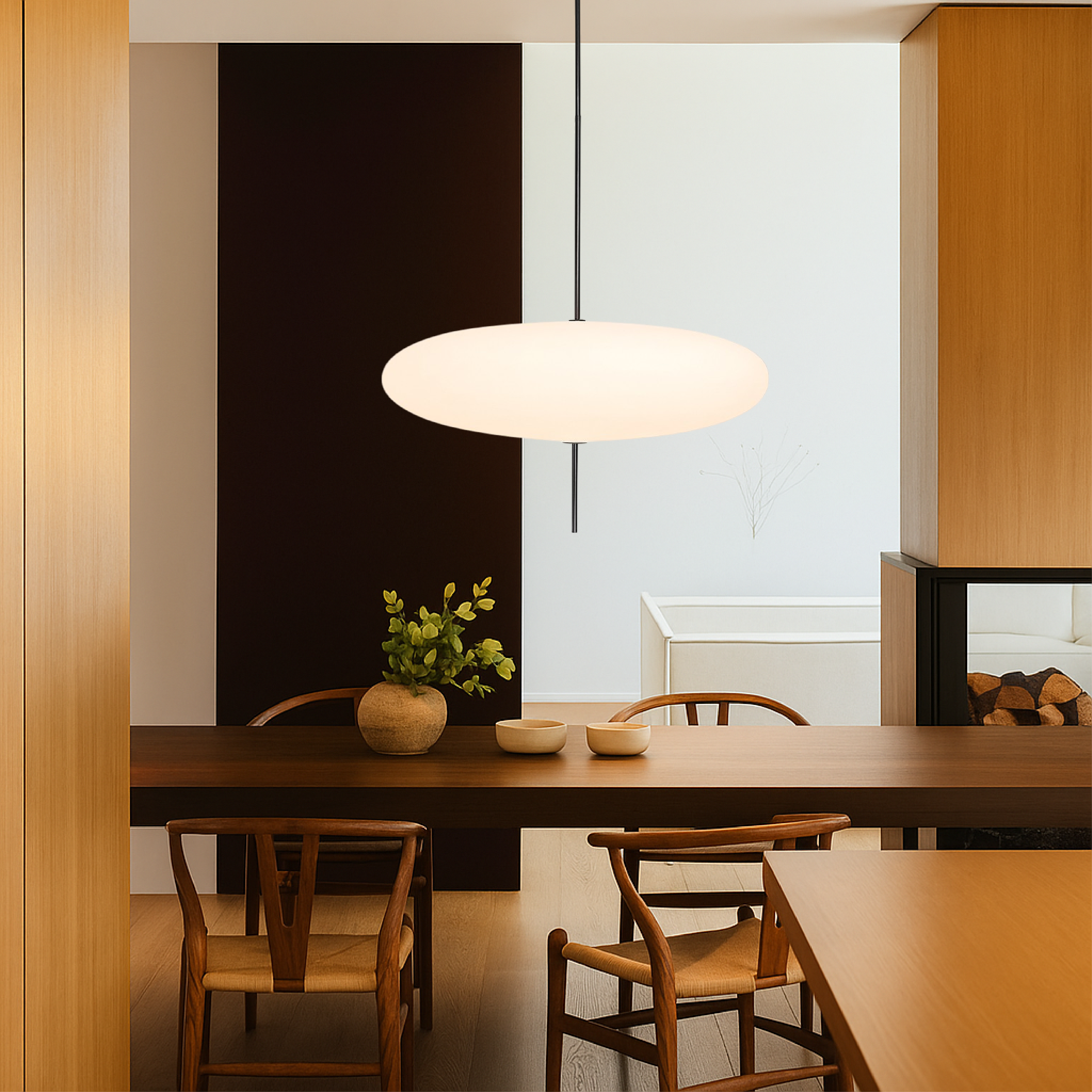 Lámpara colgante danesa Bauhaus