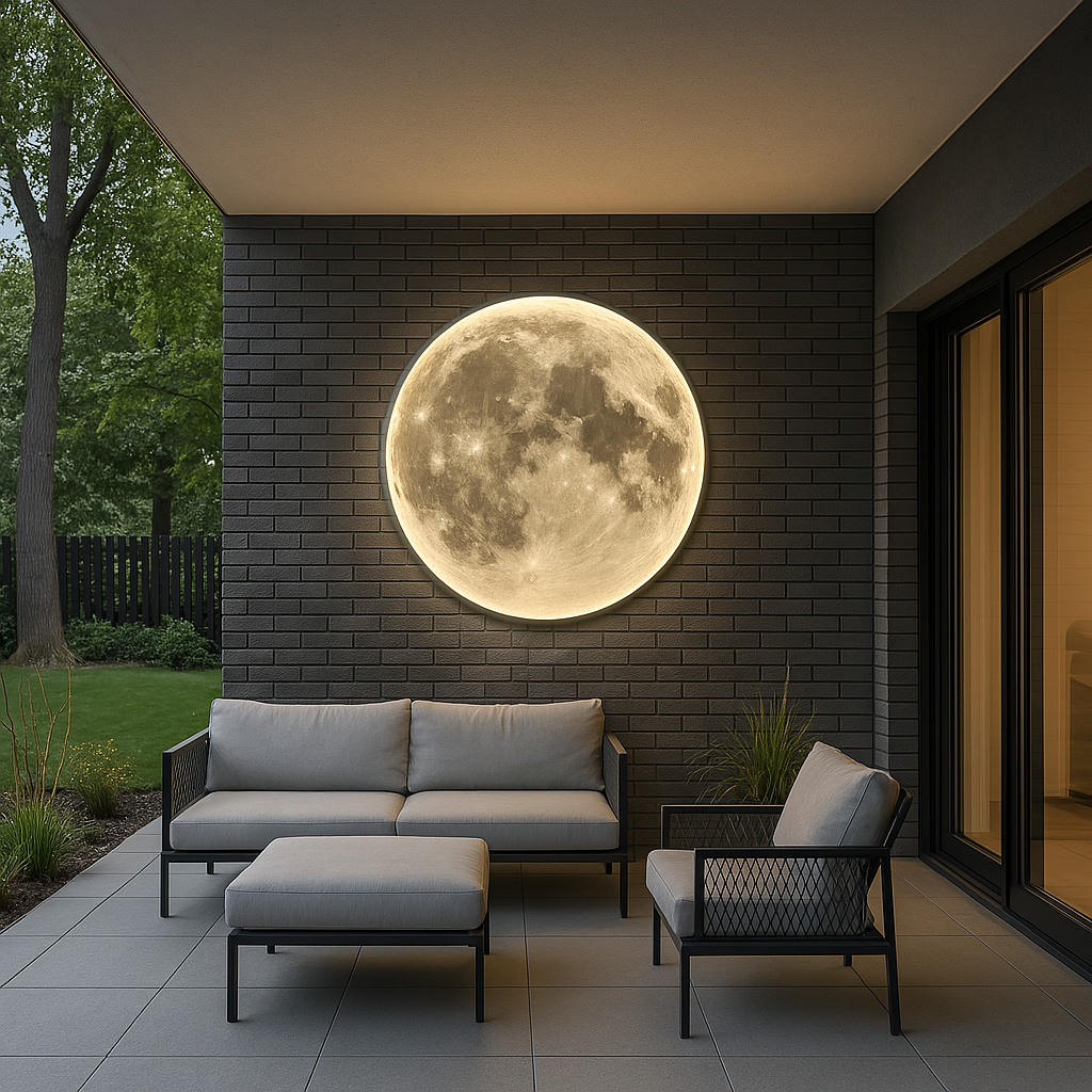 Lámpara de pared Moon