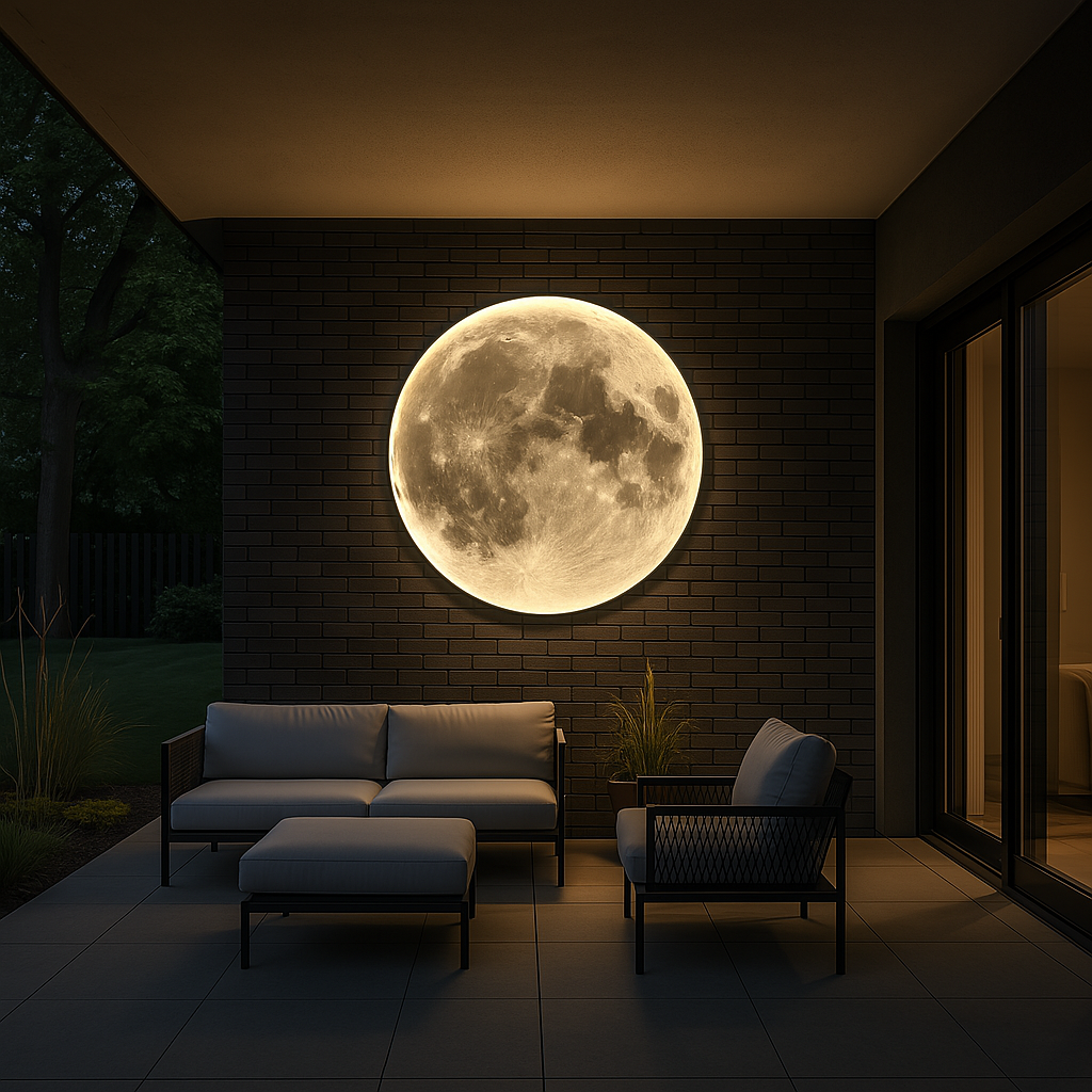 Lámpara de pared Moon