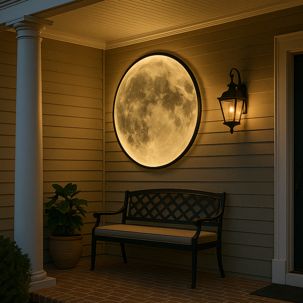 Lámpara de pared Moon