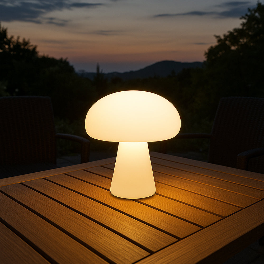 Lámpara de mesa para exterior/interior Mushroom